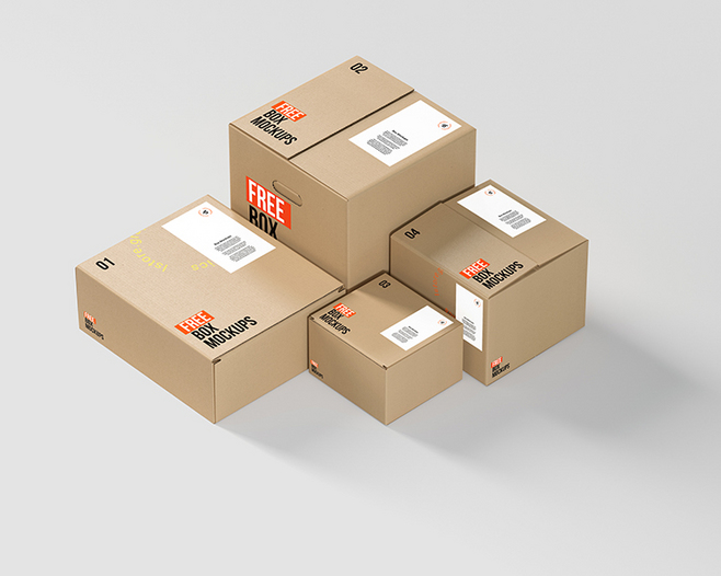 瓦楞纸箱包装盒10月253快递产品展示效.